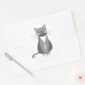 子猫 ラウンドシール (封筒)