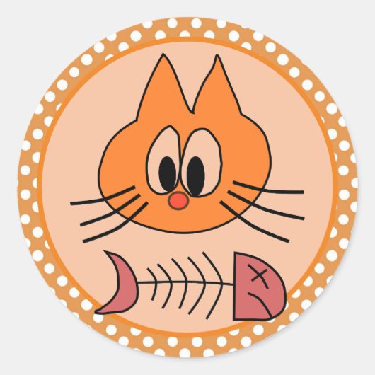 子猫 ラウンドシール (正面)