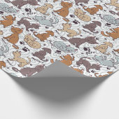 子猫 ラッピングペーパー (角)