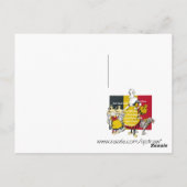 子猫 ヴィンテージ ミルク ポスター ポストカード (裏面)