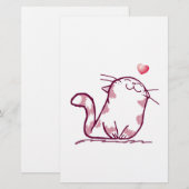 子猫 便箋 (正面/裏面)