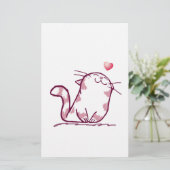 子猫 便箋 (スタンド正面)