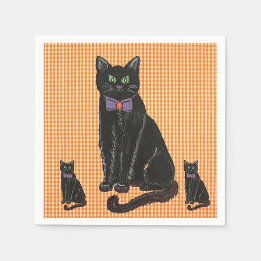 子猫、子猫、子猫ナプキンス スタンダードカクテルナプキン (正面)