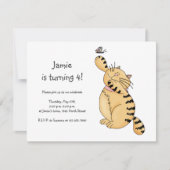 子猫·子猫·蝶 招待状 (正面)