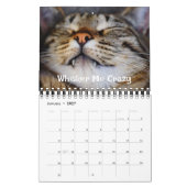 子猫+猫好きフォトコラージュと面白い猫のジョーク カレンダー (1月 2027)