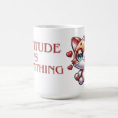 子猫、猫 コーヒーマグカップ (中央)