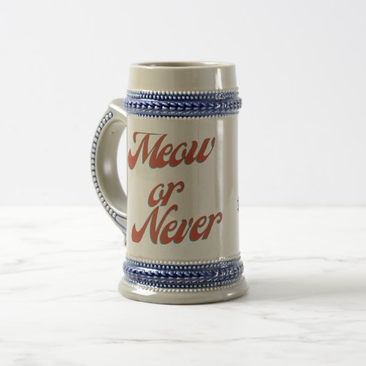 子猫、猫 ビールジョッキ (正面左)