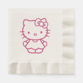 子猫 縁ありランチョンナプキン (正面)