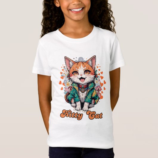 子猫 Tシャツ (正面)