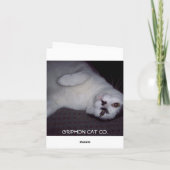 子猫CATのサンキューカード サンキューカード (裏面)