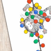 子猫CHRISTMASポストカード(ニコールジャネス) シーズンポストカード