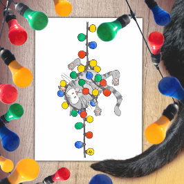 子猫CHRISTMASポストカード(ニコールジャネス) シーズンポストカード