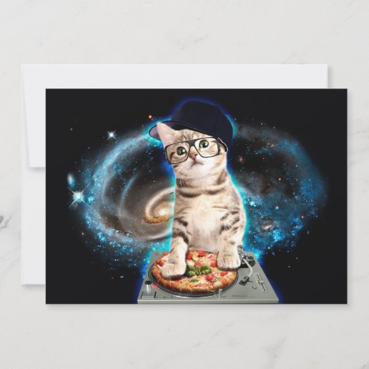 子猫dj猫 招待状 (裏面)