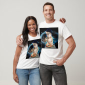 子猫dj cat tシャツ (ユニセックス)