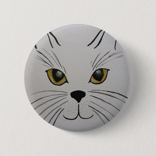 子猫Kat 缶バッジ (正面)
