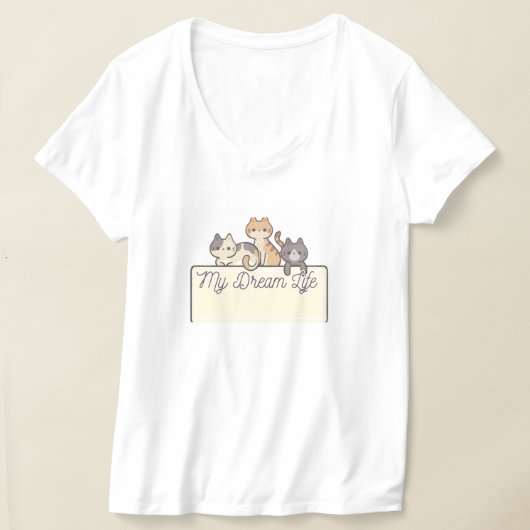 子猫LOVE Tシャツ (レイダウン)