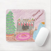 子猫mas害(クリスマス) マウスパッド (マウス)