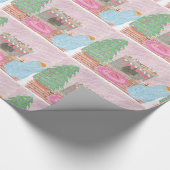 子猫mas害(タイルを張られる) ラッピングペーパー (コーナー)