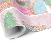 子猫mas害(タイルを張られる) ラッピングペーパー (ロールコーナー)