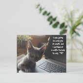 子猫SELFIE HELLO ポストカード (スタンド正面)