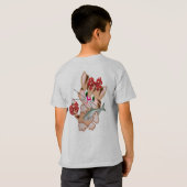 子猫Tシャツ Tシャツ (裏面フル)