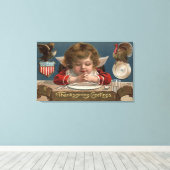 子祈供の食卓 キャンバスプリント (インサイチュ (ウッドフロア))