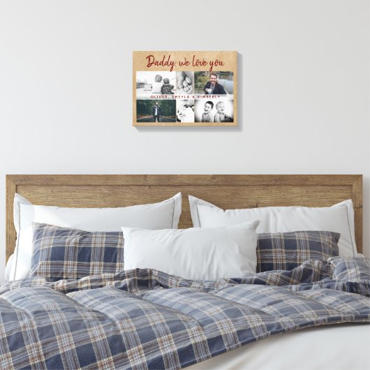 子素朴ども連パパ父の日6 キャンバスプリント (インサイチュ (寝室))