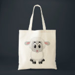 子羊かわいい農場動物のベビー トートバッグ<br><div class="desc">子羊かわいい農場動物のベビー</div>