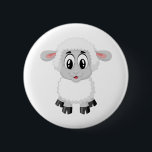 子羊かわいい農場動物のベビー 缶バッジ<br><div class="desc">子羊かわいい農場動物のベビー</div>