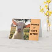 子羊だけで生きることができない*80*誕生日カード カード (黄色い花)