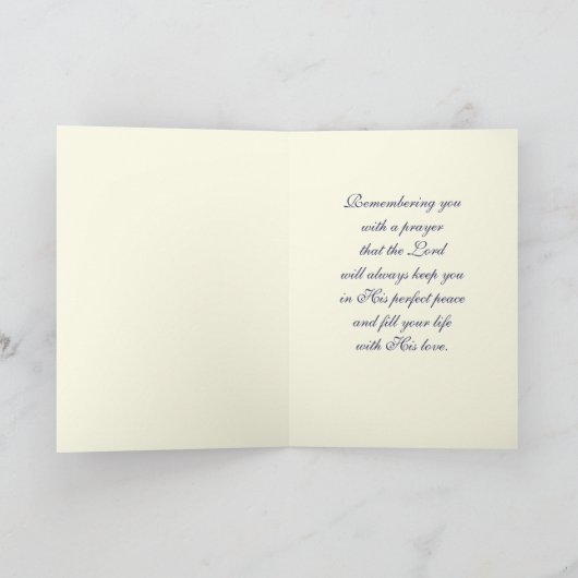 子羊と小さな天使。キリスト教のイースターカード シーズンカード (内部)