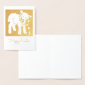 子羊と花 箔カード (ディスプレー)