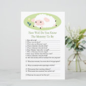 子羊どのように赤ちゃんシャワーのゲームを知っているか (スタンド正面)