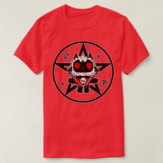 子羊のカルト Tシャツ (デザイン正面)