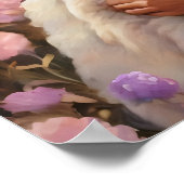 子羊のクリスチャン失ったアートを持つイエス ポスター (角)