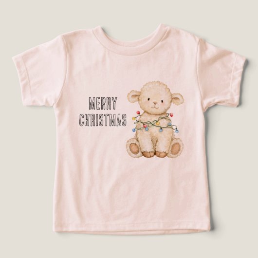 子羊のクリスマスツリーライト (デザイン正面)