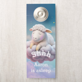 子羊の眠り時間 ドアノブサイン