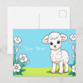 子羊の葉のポストカード ポストカード (正面/裏面)