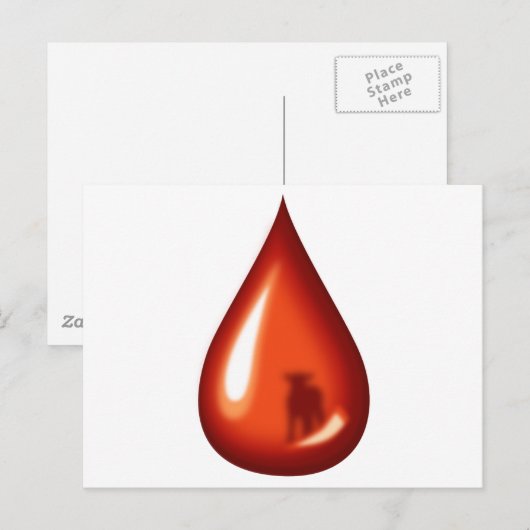 子羊の血 ポストカード (正面/裏面)