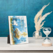 子羊の装飾を見る フォトプラーク (側面)