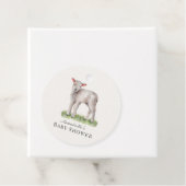 子羊の赤ちゃんシャワー フェイバータグ (インサイチュ)