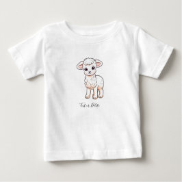 子羊の赤ちゃんTシャツ ベビーTシャツ