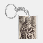 子羊を持つバプテスト者の聖ヨハネ キーホルダー (正面左)