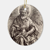 子羊を持つバプテスト者の聖ヨハネ セラミックオーナメント (左)