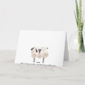 子羊を見る – キリスト教の復活祭グリーティングカード シーズンカード (裏面)