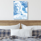 子羊イエスとライオン キャンバスプリント (インサイチュ (寝室))