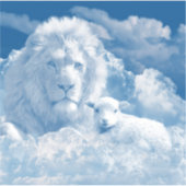 子羊イエスとライオン シール (正面)