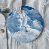 子羊イエスとライオン 缶バッジ (インサイチュ)