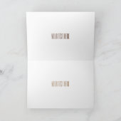 子羊シャンクの煮込み漫画イラストレーション カード (内部)