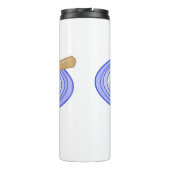 子羊シャンクの煮込み漫画イラストレーション タンブラー (裏面)